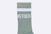 Birkenstock Cotton Crew Stripe Pure Sage